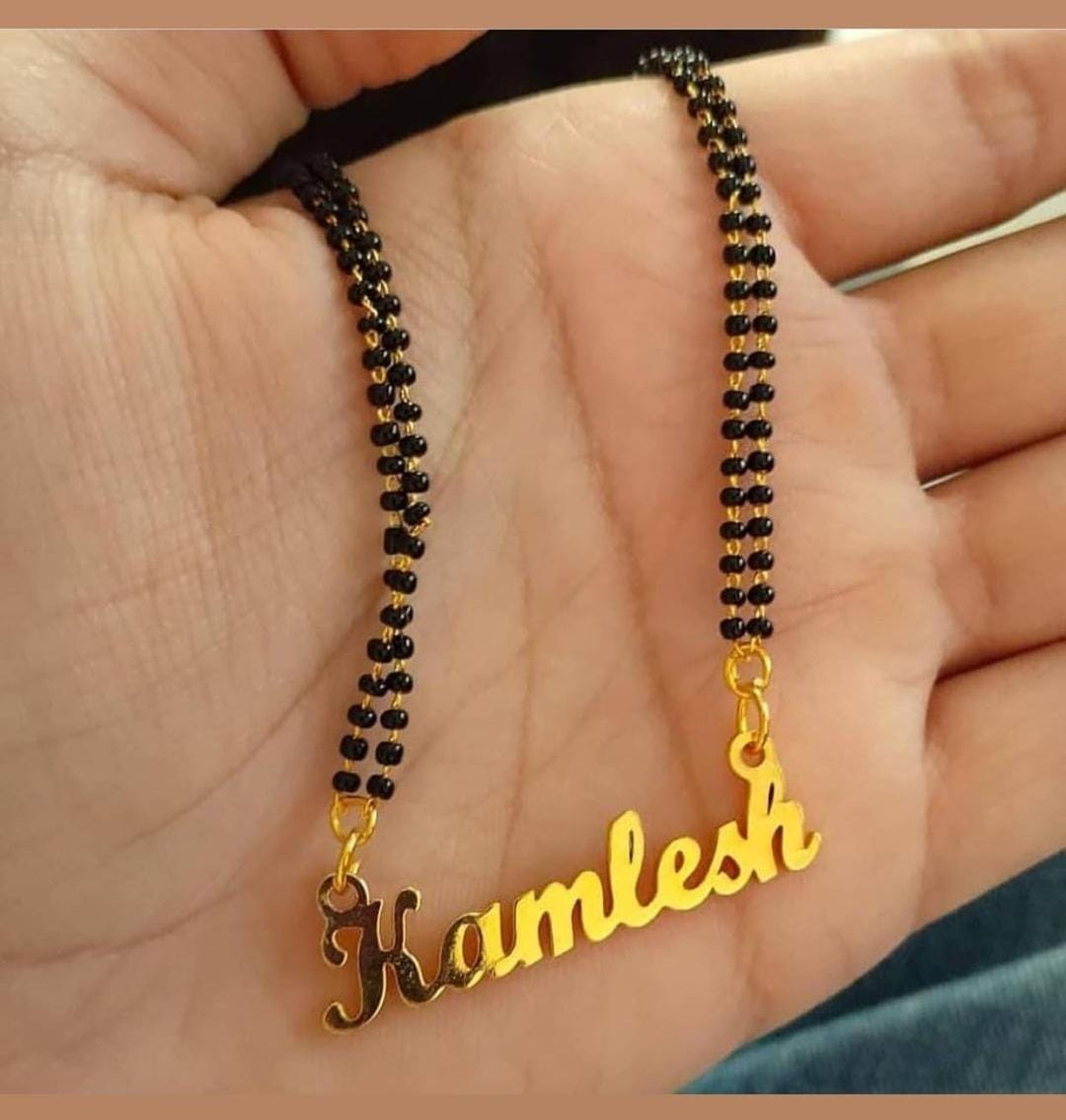Customised name mangalsutra