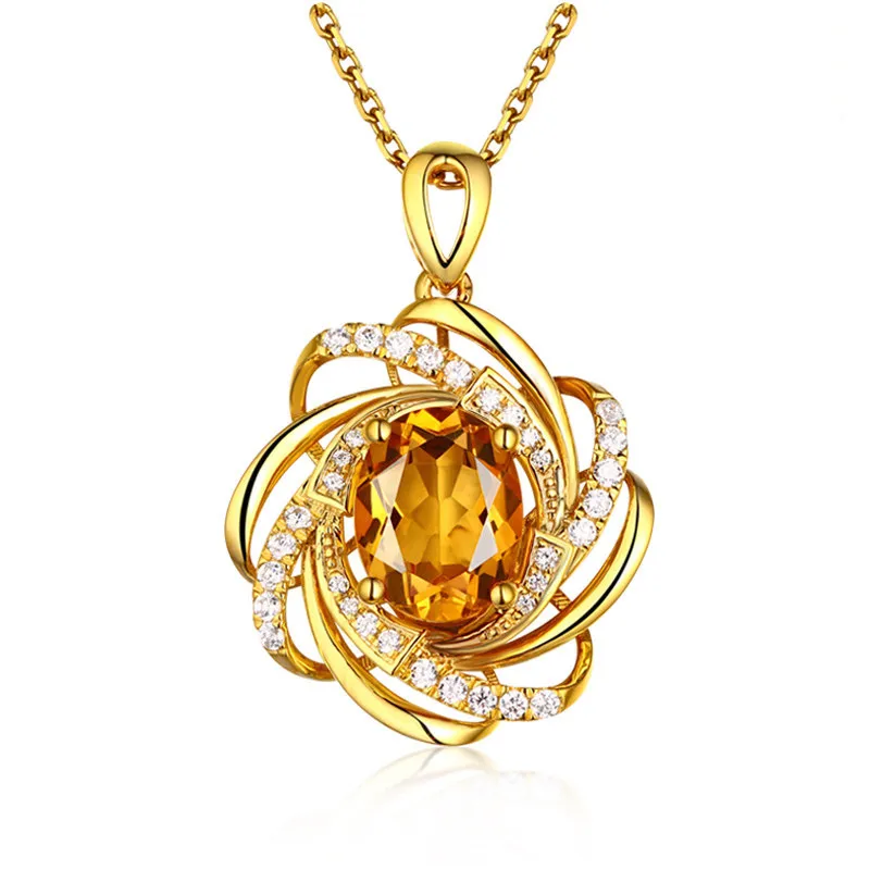 Glam-Flower-Alloy-Plating-Artificial-Crystal-Rhinestones-Women'S-Pendant-Necklace Flower Crystal Rhinestones Pendant Necklace