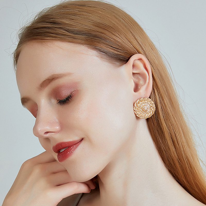 New Fashion Round Thread Earrings New Fashion Round Thread Earrings
