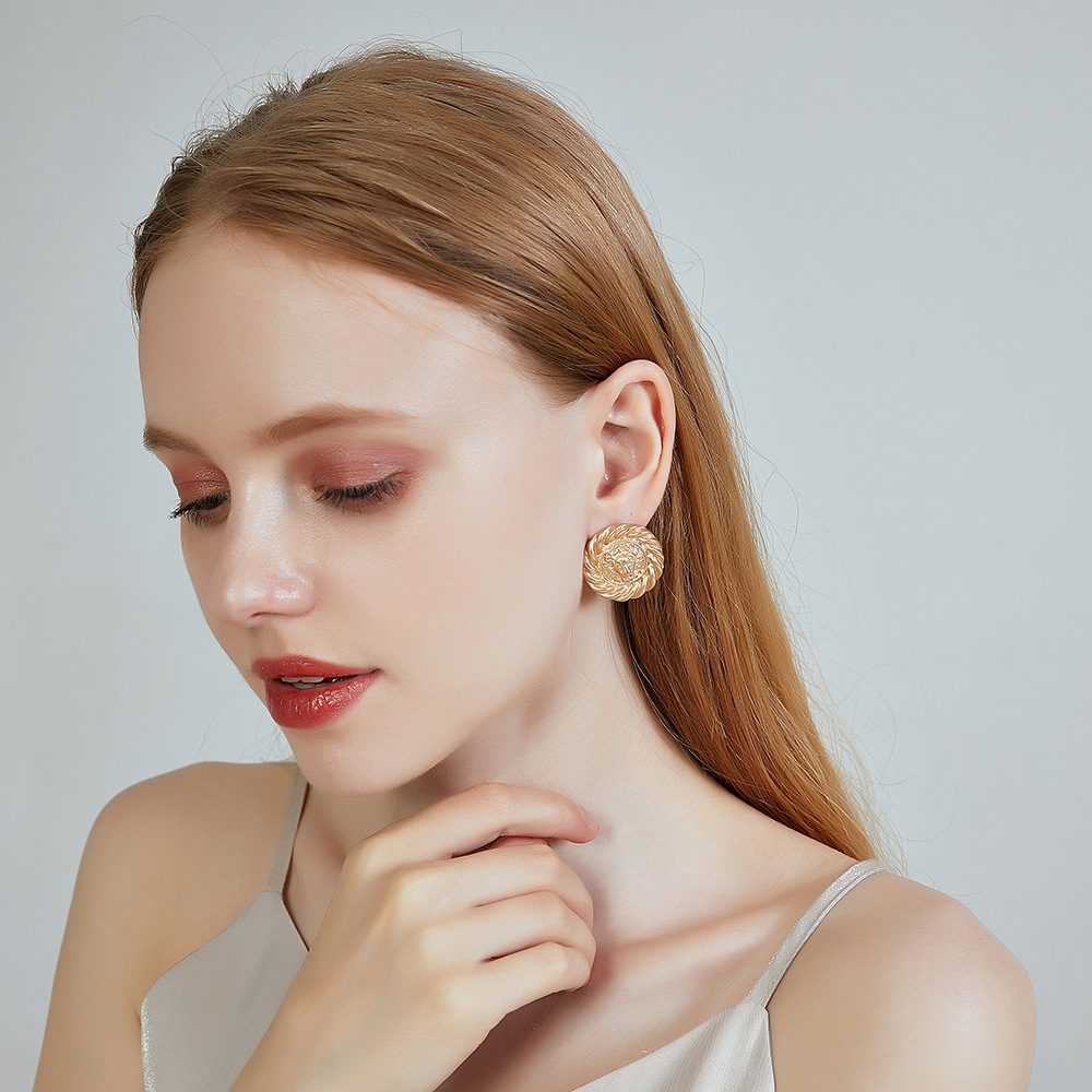 New Fashion Round Thread Earrings New Fashion Round Thread Earrings