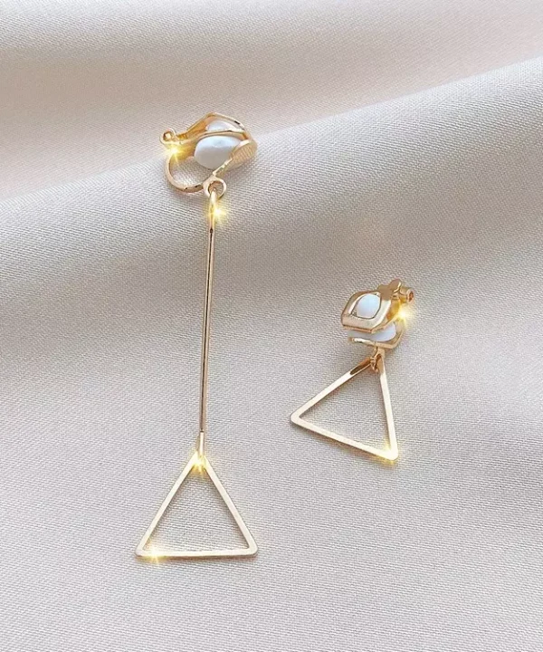 Concentric Triangle Fancy Earrings